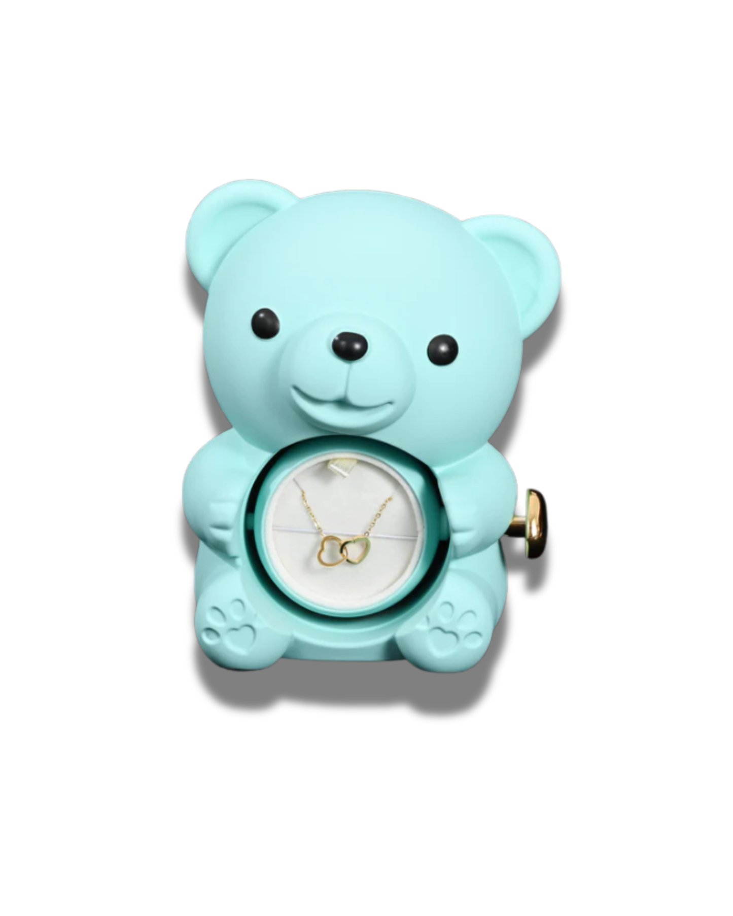 Oso de Rosas con Flor Eterna 💐-turquesa